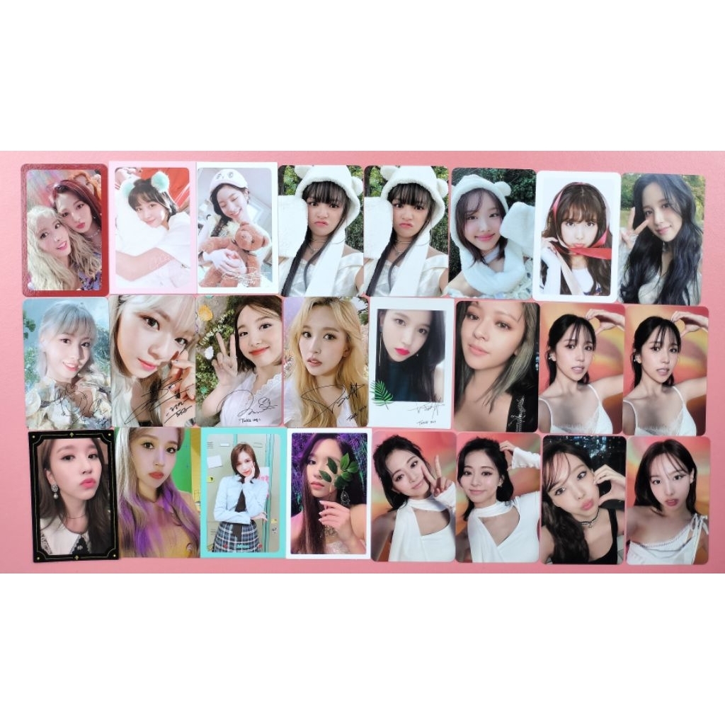 TWICE Card Ảnh Thẻ Off Chính Thức Official Photocard Nayeon Jeongyeon Momo Sana Jihyo Mina Dahyun Ch