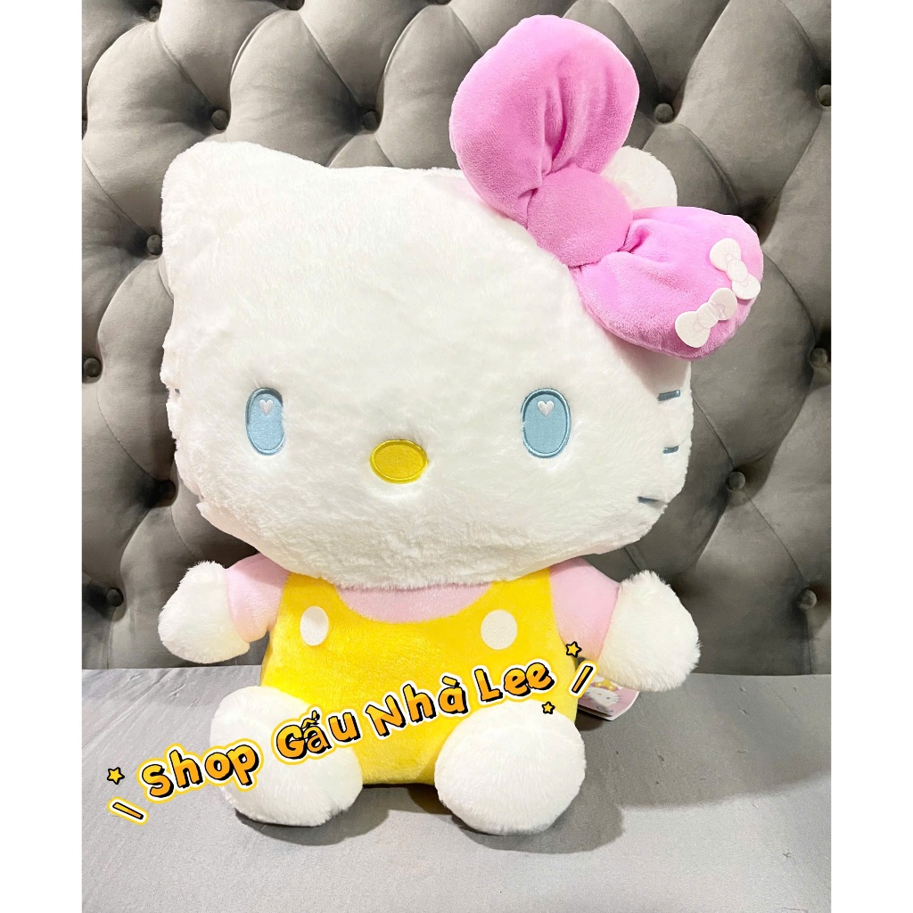 [ Nhật Bản ] [MS2850] Bé gấu bông Mèo Hello Kitty - Pinky Ribbon Doll - 994, size 42cm, lông mềm mịn