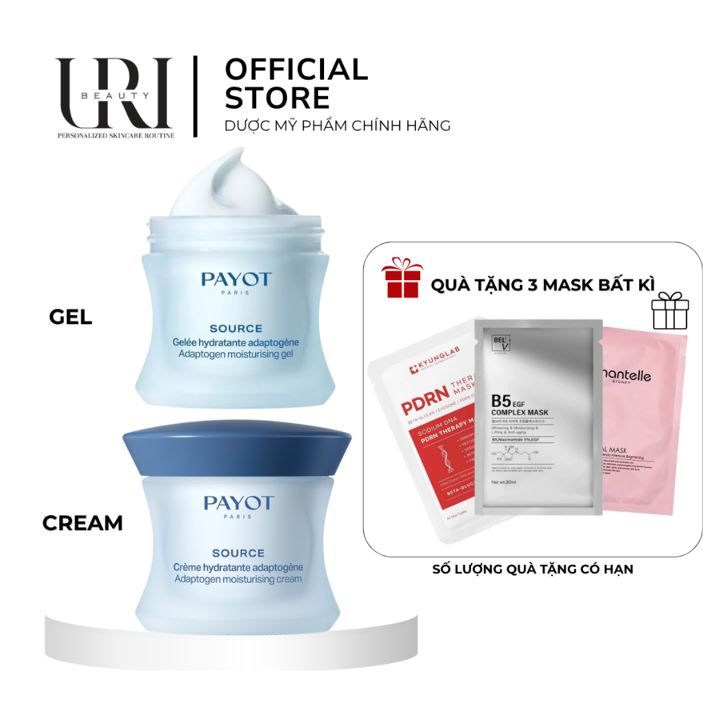 [Chính Hãng] PAYOT Source Adaptogen Moisturizing Cream Gel – Kem Dưỡng Cấp Ẩm Da 50ml