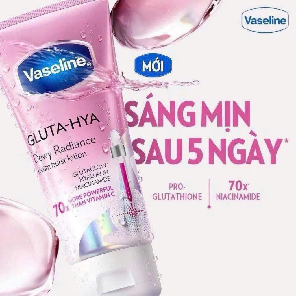 Phiên bản mới toanh của em dưỡng thể Vaseline 70X hồng🌷