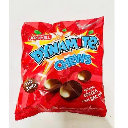Kẹo Socola 3 Viên Dynamite Chews Hương Bạc Hà