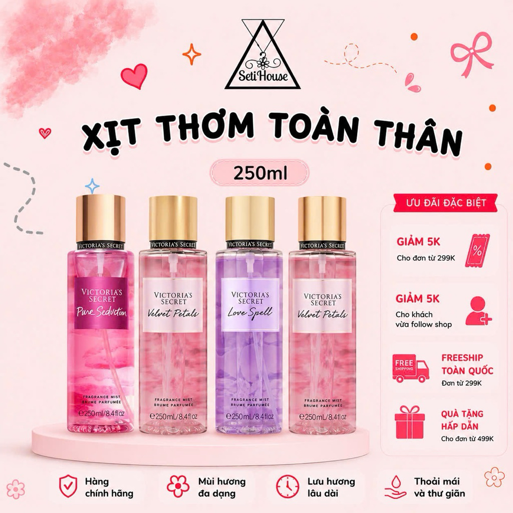Xịt thơm VICTORIA’S SECRET-PINK 250ml
