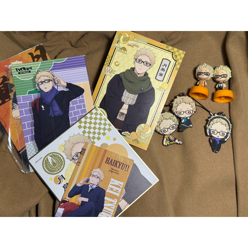 [Sẵn]Goods Tsukishima Kei-Haikyuu lộn xộn