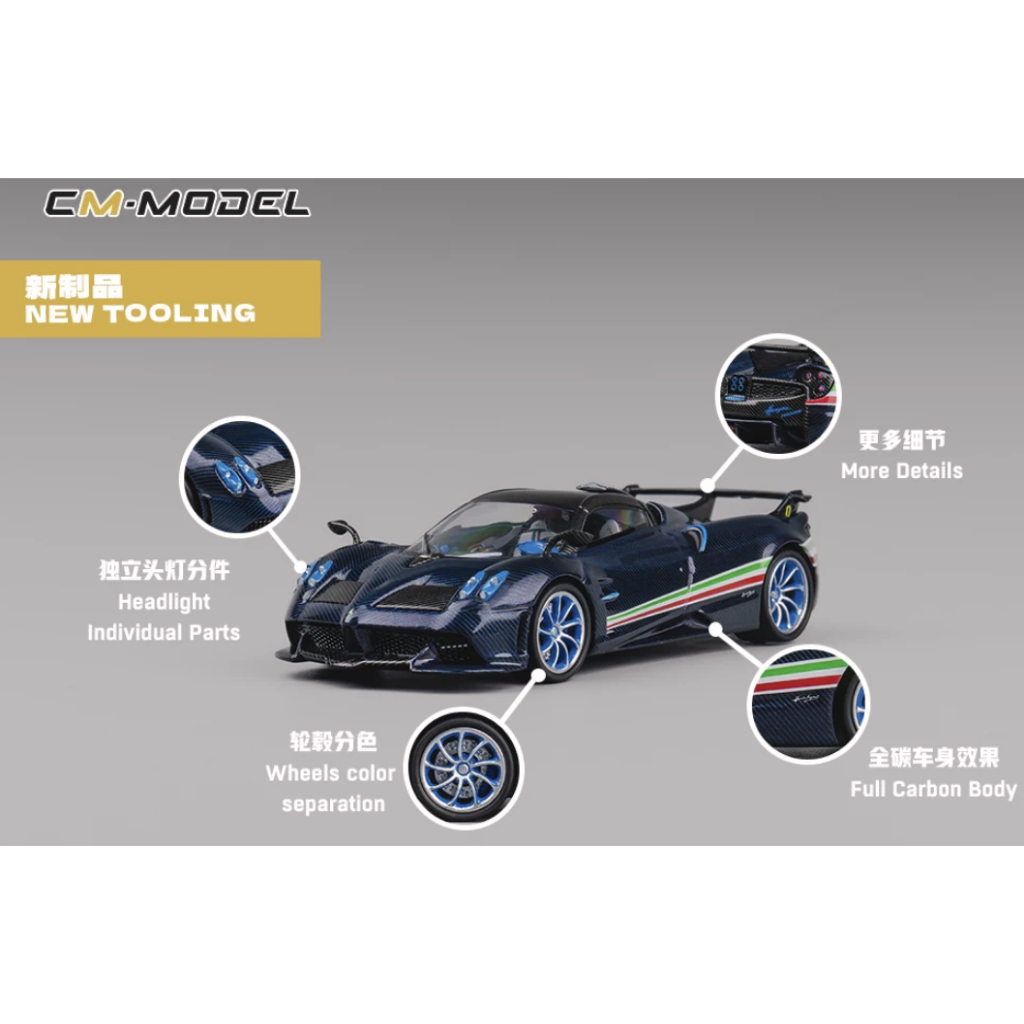 Mô hình ô tô Pagani Huayra 1:64 CM