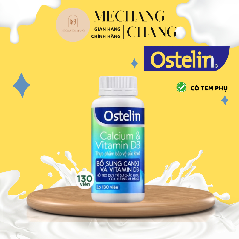 Canxi Ostelin bà bầu canxi ostelin bà bầu 130 viên