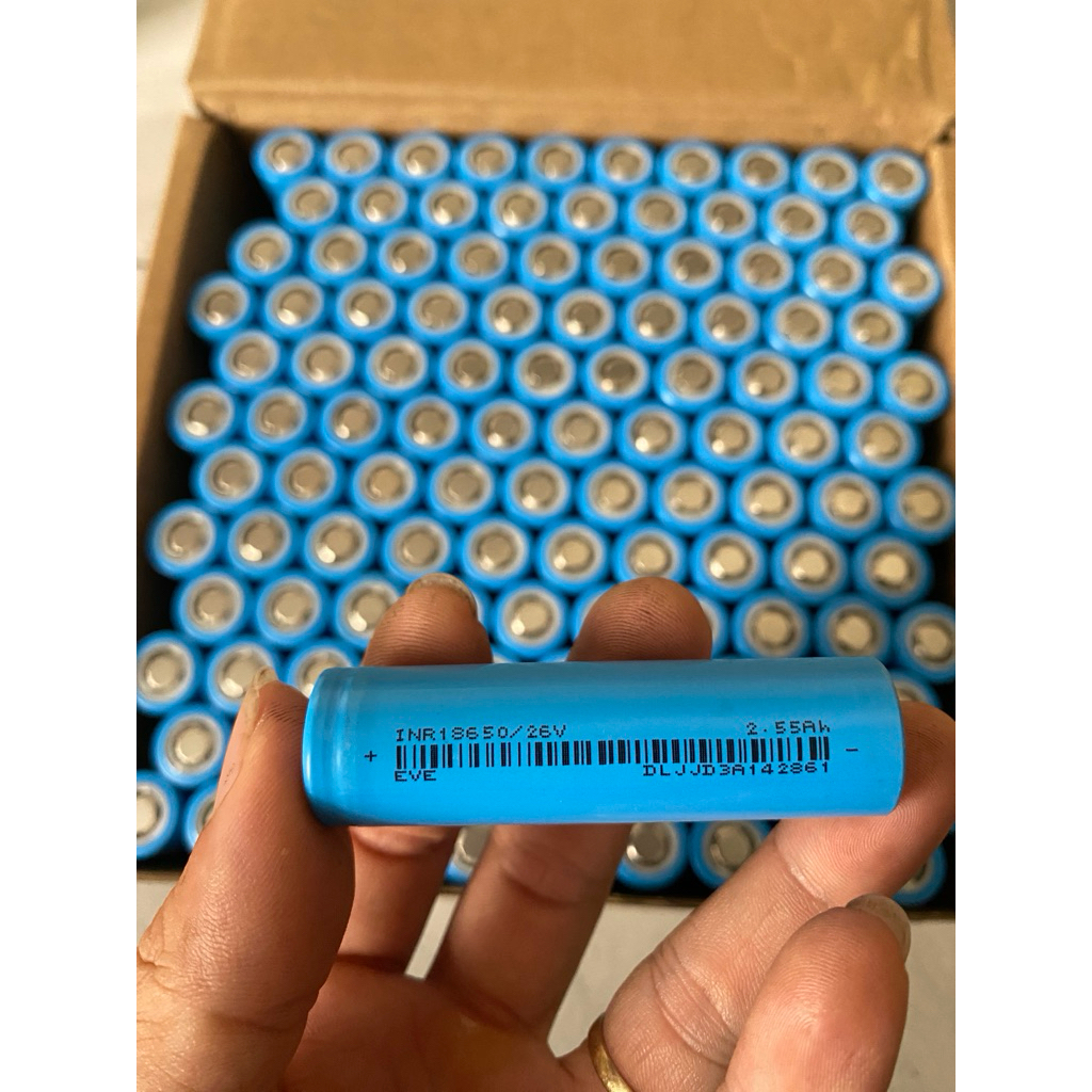 Eve 26V New 18650 dung lượng 2550mAh xả 5C
