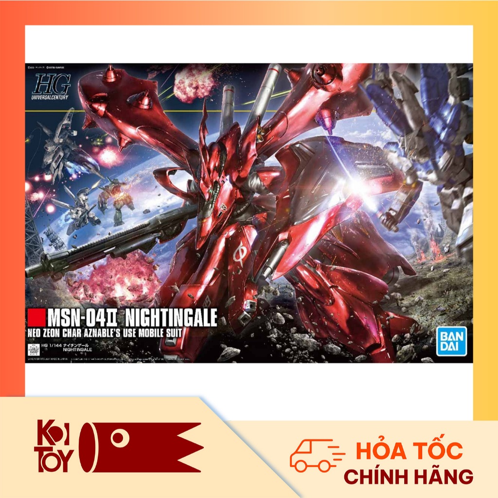 [Hàng Chính Hãng] Mô hình 1/144 HGUC MSN-04II Nightingale BANDAI