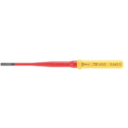 Wera Mũi Vít Slim Đầu Dẹp 3.5/ 4.0/ 5.5mm và PH1/ PH2 Cách Điện VDE 60 iS/ 62 iS Thay Đổi