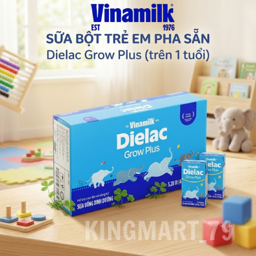 Thùng 48 hộp sữa bột pha sẵn Dielac Growplus 110ml