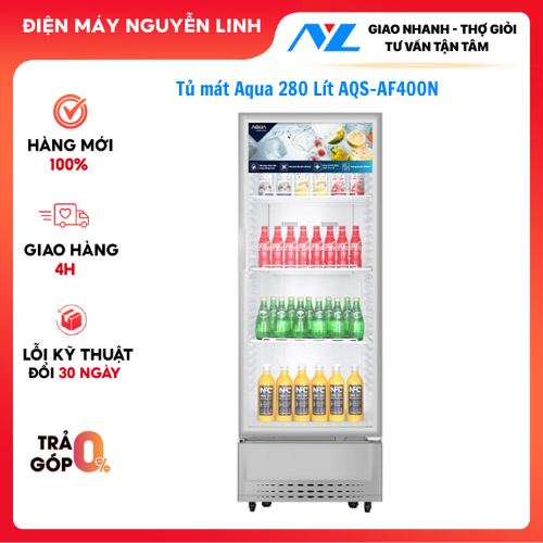 Tủ mát Aqua 280 Lít AQS-AF400N