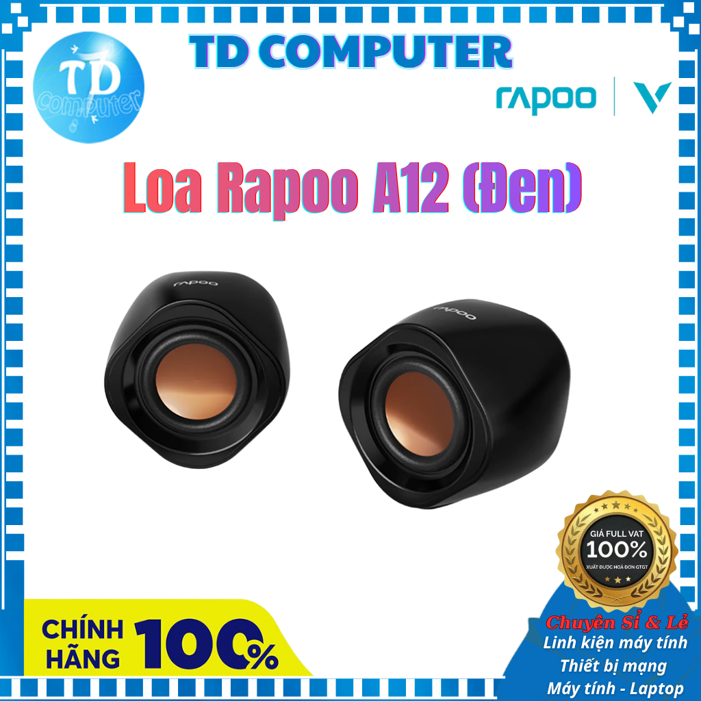 Loa Rapoo A12 (Đen) - Hàng chính hãng