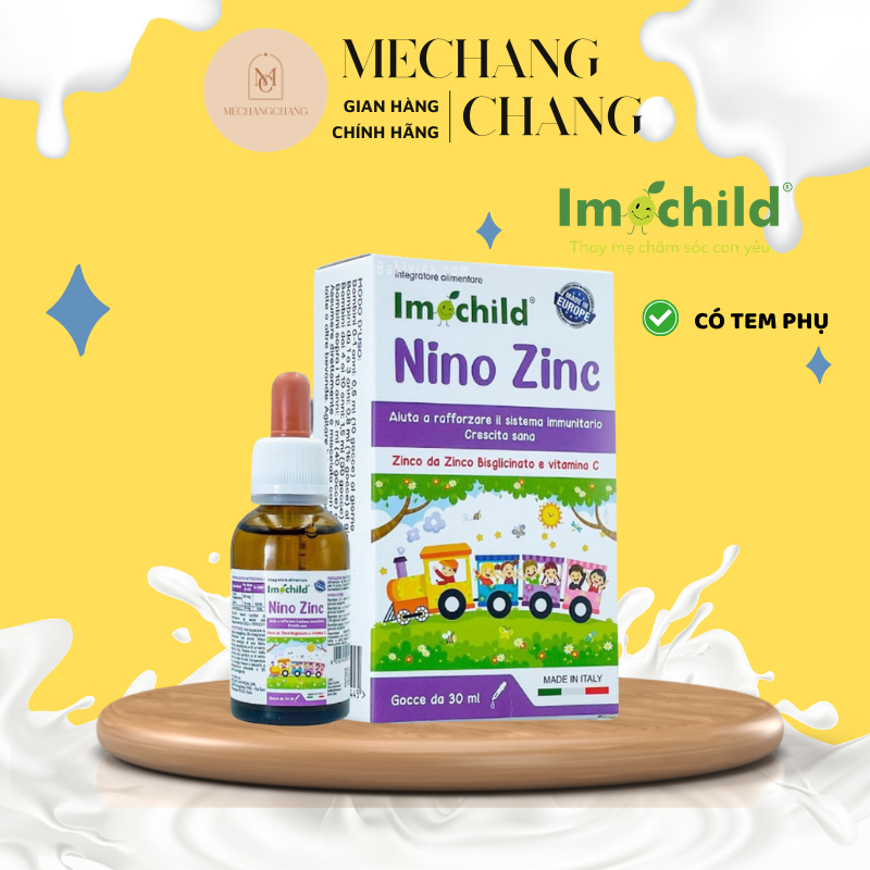 Imochild Nino ZinC - Bổ sung kẽm, tăng cường sức đề kháng