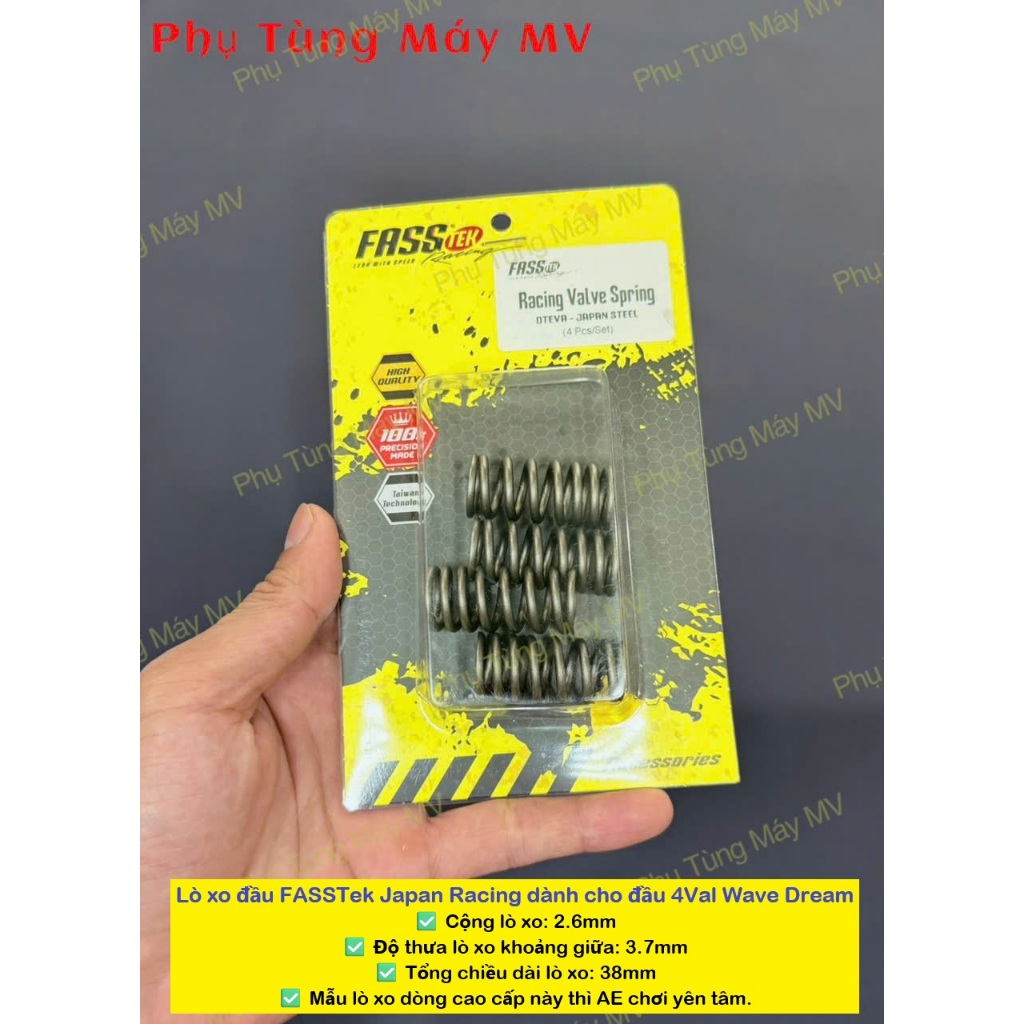 Lò xo đầu 4Val FASSTek Japan 2.6mm dành cho đầu 4Val FASSTek/IPPON/RedleoV2/TA
