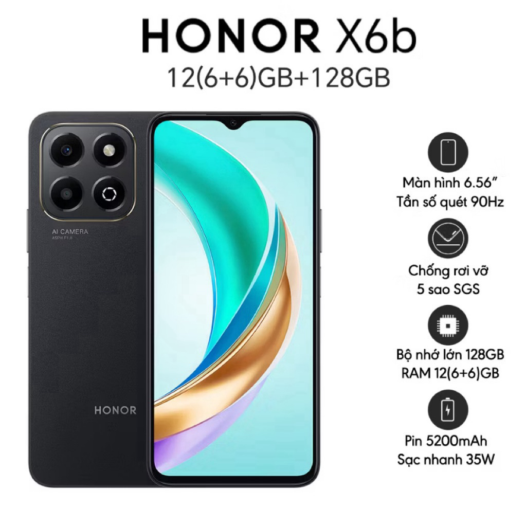 Điện Thoại Honor X6b 128GB - Chính Hãng Fullbox Demo