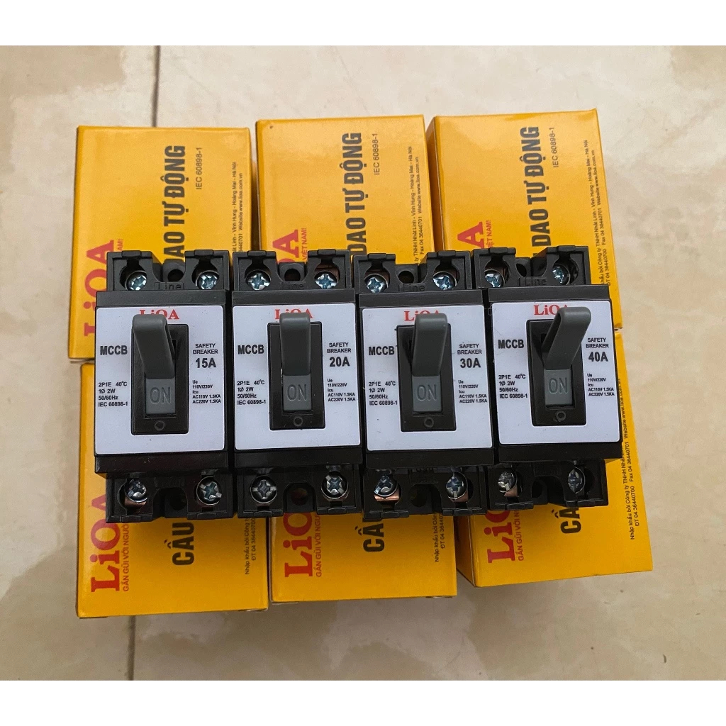 Aptomat Lioa, Cầu Dao Tự Động Lioa 20A, 30A