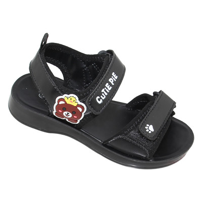 Sandal đế bằng bé gái Bita's SENGI.44 (Đen + Hồng + Tím)