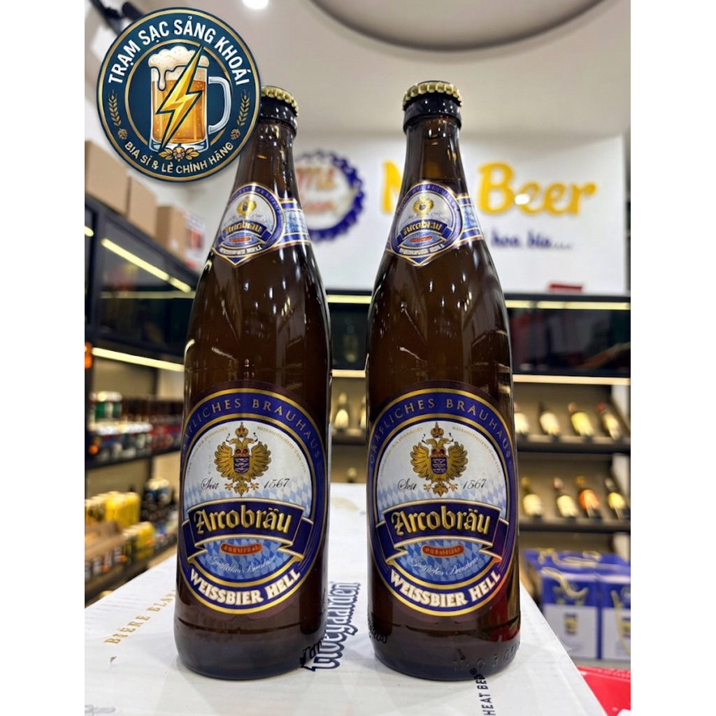 [NHẬP KHẨU ĐỨC] Bia Arcobräu - Bia Đức Thượng Hạng Chuẩn Reinheitsgebot