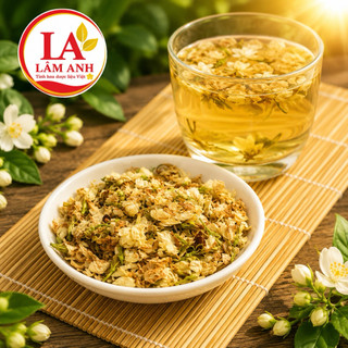 100g Hoa Nhài Sấy Khô, Trà Hoa Nhài Bông Nở Tự Nhiên, Dùng Pha Trà, Ướp Trà, Hương Thơm Đậm Vị, Thanh Mát, Dễ Chịu