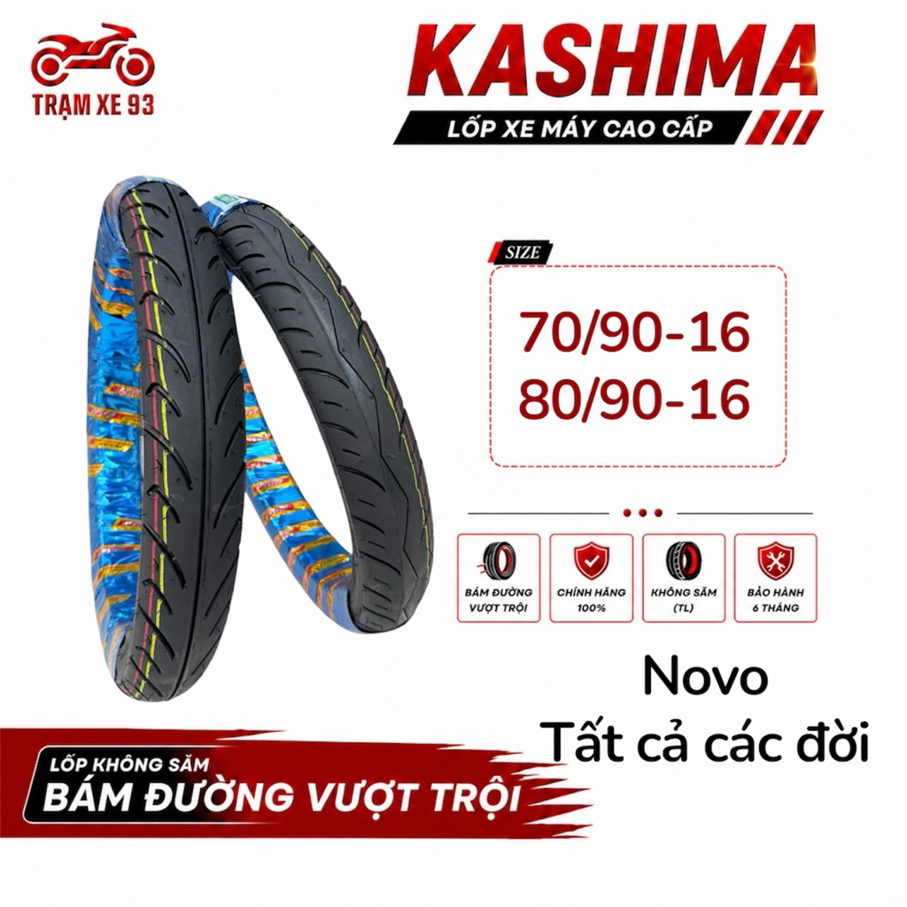 VỎ LỐP XE NOVO CÁC ĐỜI DPLUS KHÔNG RUỘT