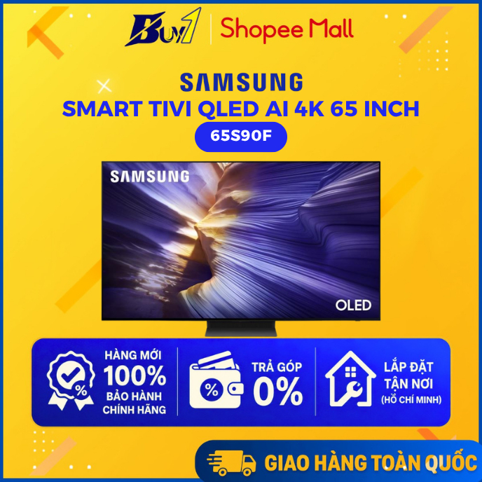 65S90F - Smart Tivi OLED Samsung AI 4K 65 inch QA65S90F - Hàng Chính Hãng