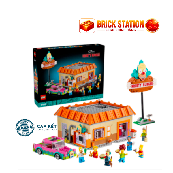 [HCM] LEGO - GIA ĐÌNH SIMPSON: NHÀ HÀNG KRUSTY BURGER ICONS10352