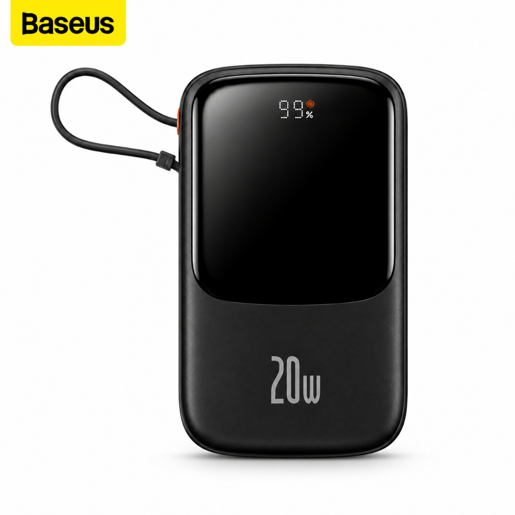 Sạc dự phòng 20.000 Basues ,Sạc Nhanh 20W Chuẩn PD,QC Phù Hợp iPhone và Androi