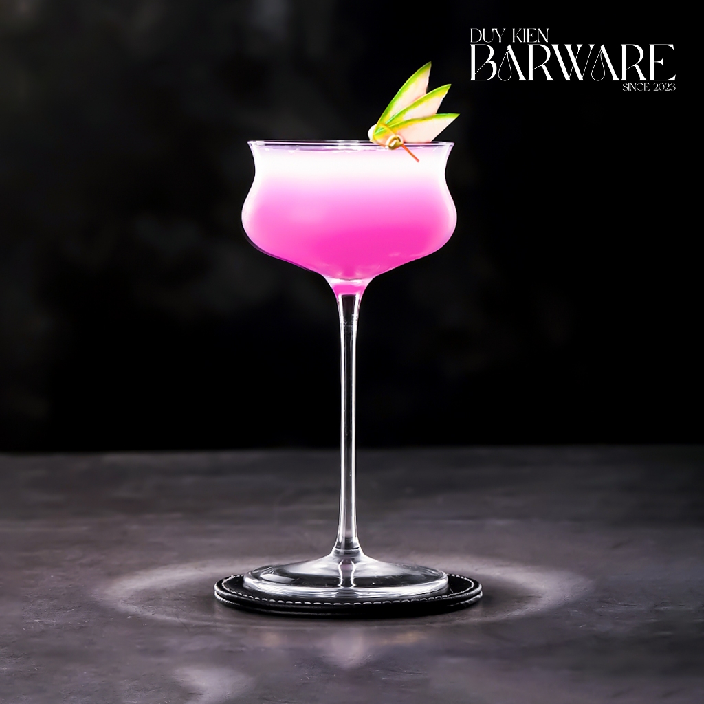 Ly coupe martini thủy tinh - Cocktail glass - Ly cốc thủy tinh quầy bar - Duy Kien Barware