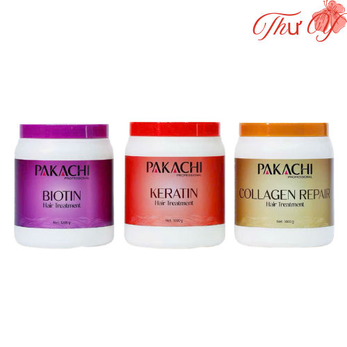 Kem hấp tóc phục hồi chuyên sâu Pakachi siêu mềm mượt 1000g