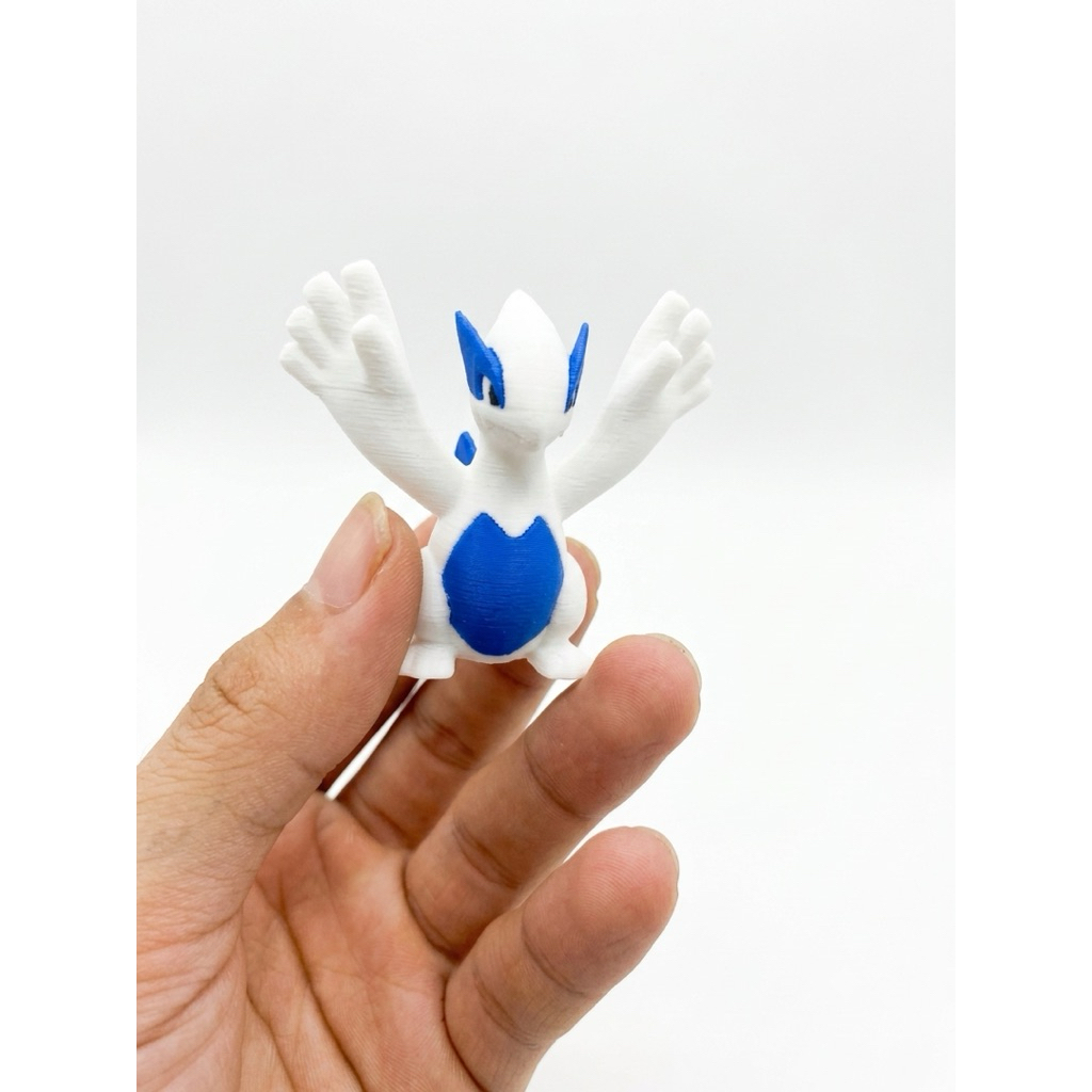 Pokemon Chibi Lugia | IN3D Đồ Chơi Móc Khoá | Mô Hình Quân Sự