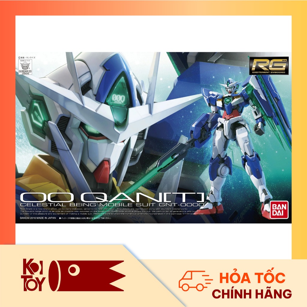[Hàng Chính Hãng] Mô hình RG 1/144 GNT-0000 00 QanT BANDAI