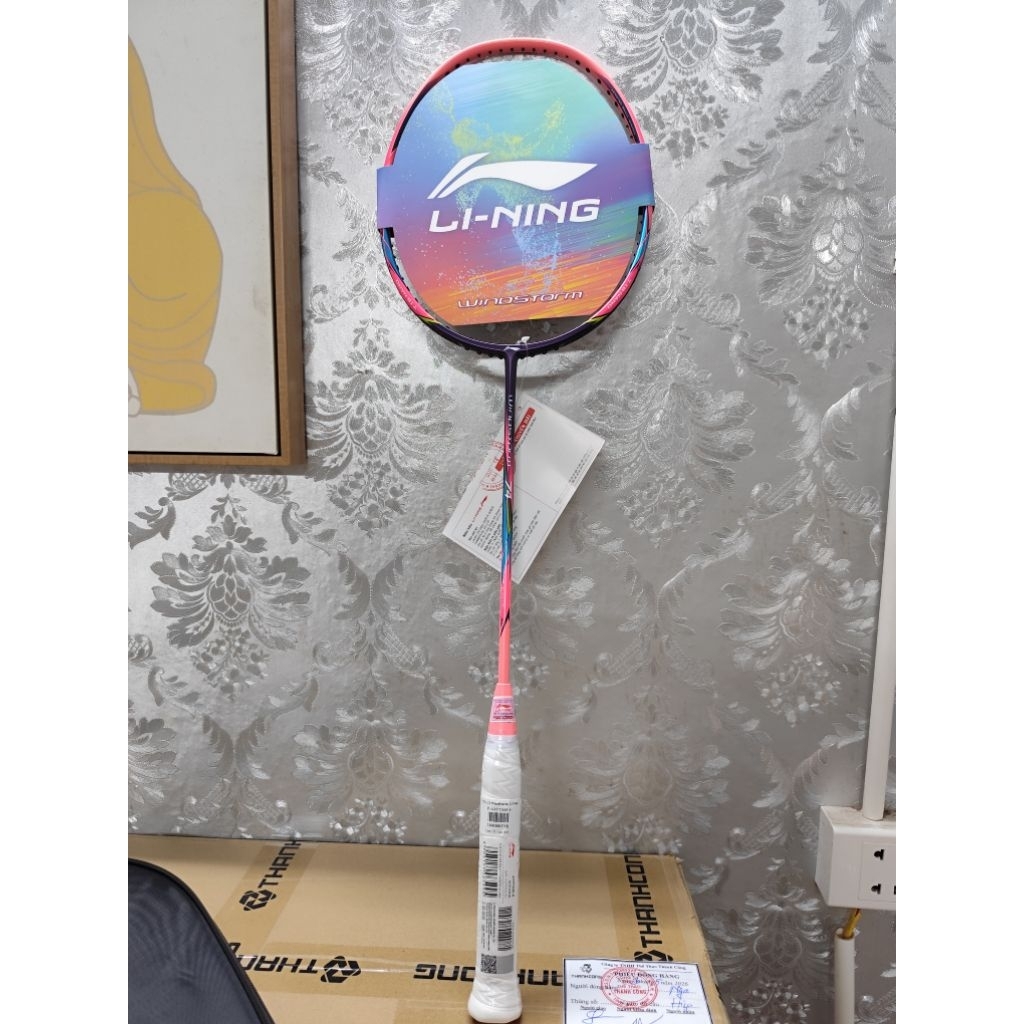 Khung vợt cầu lông WindStorm 74 Pink - P-AYPT445-6V