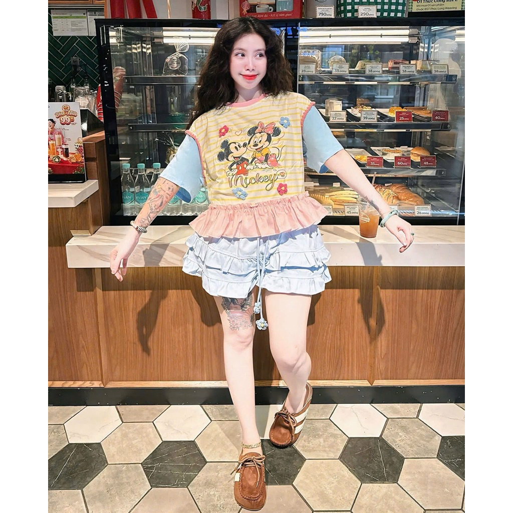 Áo thun Micky form vừa JIWA newtag