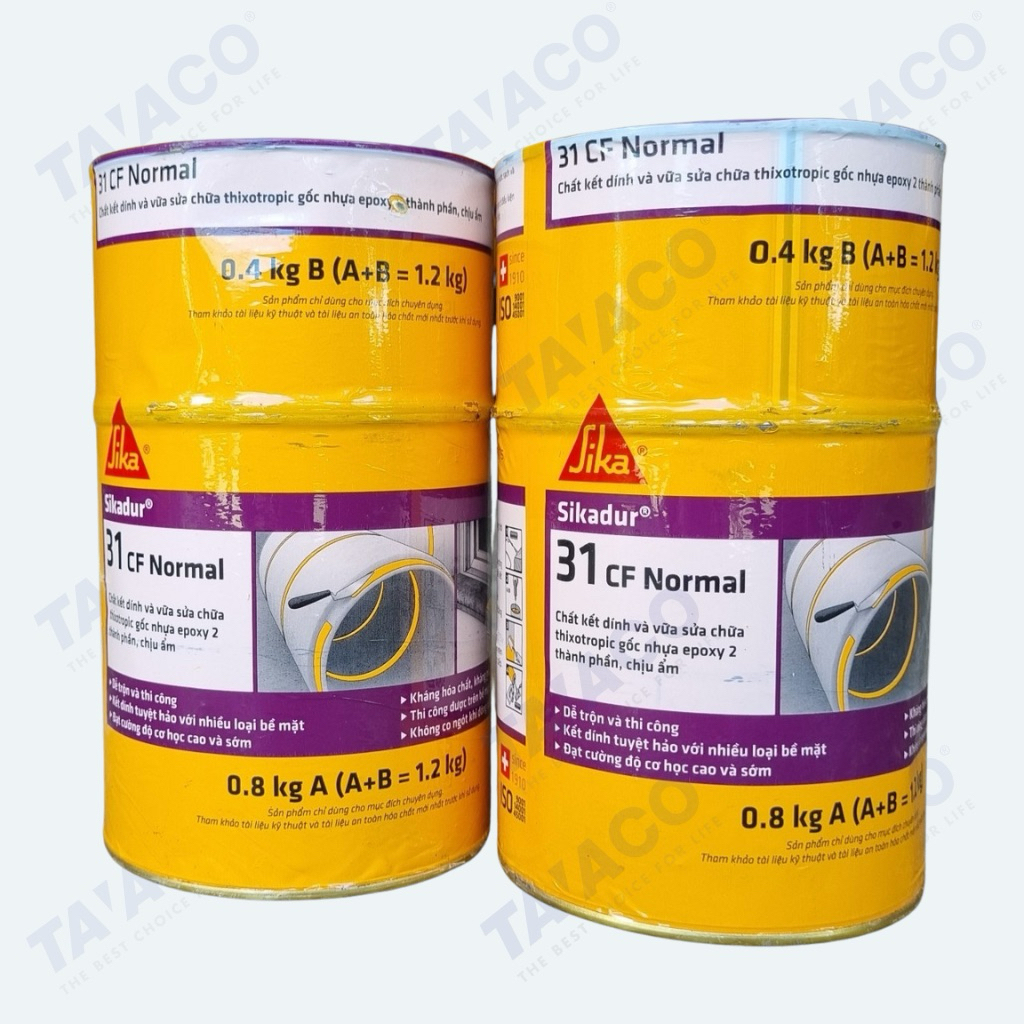 Chất kết dính gốc epoxy 2 thành phần-SIKA DUR 31-CF (SIKA 731)