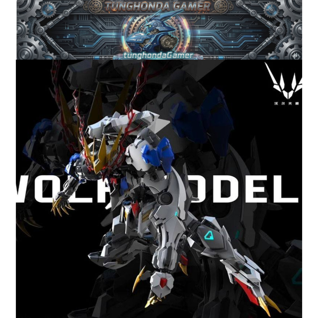 mô hình lắp ráp MG 1/100 Barbatos rex wolf king Vua Sói khung kim loại hãng Wolf Technology model ki