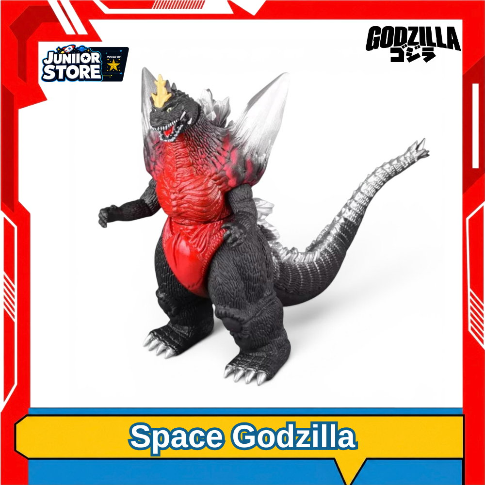 Mô Hình Space Godzilla Có Khớp, Figure Quái Thú Ngực Đỏ Sừng Vàng Gai Pha Lê Trưng Bày Sưu Tầm