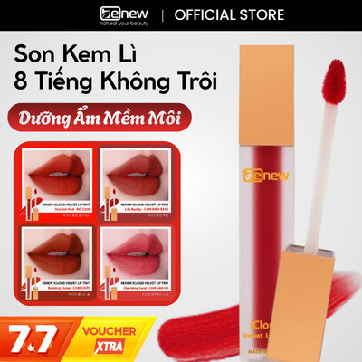 Son Kem Lì Benew iCloud Velvet Lip Tint - Dưỡng Ẩm, Lâu Trôi Cao Cấp
