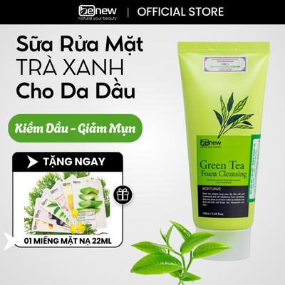Sữa Rửa Mặt Trà Xanh Size Nhỏ Benew Green Tea Foam Cleansing 100ml