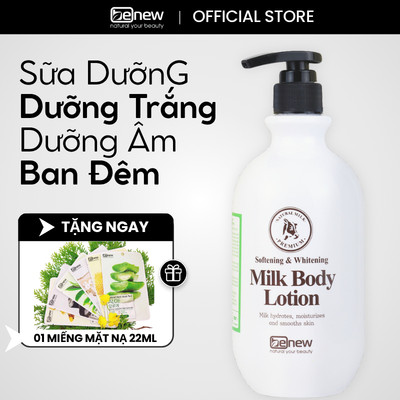 Sữa Dưỡng Thể Trắng Da Ban Đêm Cấp Ẩm Chuyên Sâu Benew Whitening Body Lotion 450ml