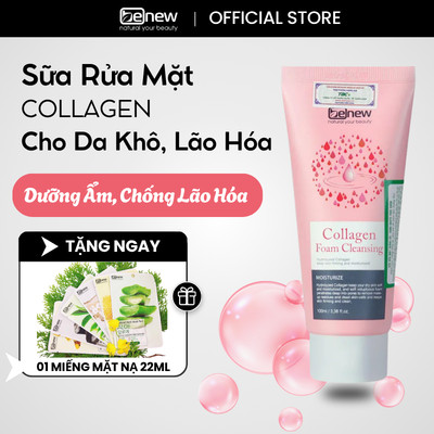Sữa Rửa Mặt Collagen Size Du Lịch BENEW Collagen Foam Cleansing 100ml