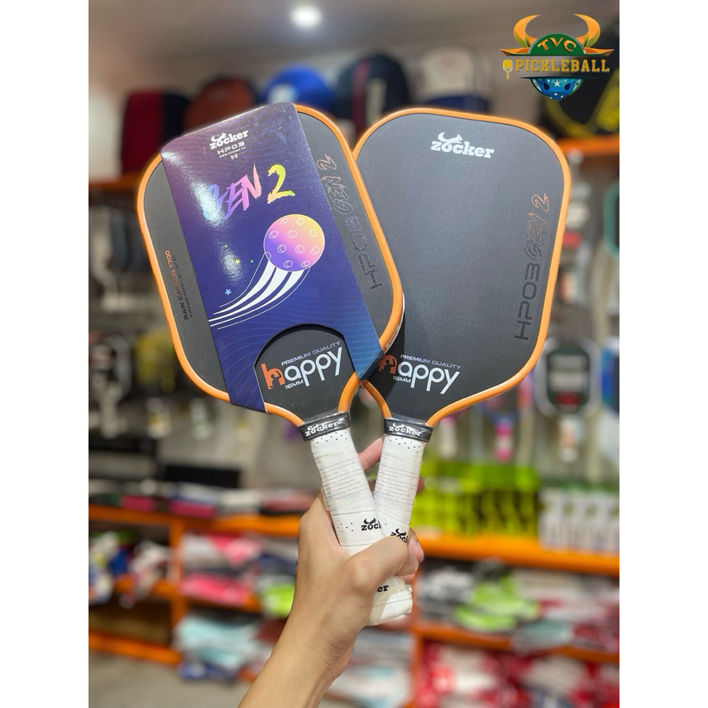 [ ZOCKER ] VỢT PICKLEBALL HP03 CHÍNH HÃNG - Tặng kèm quấn cán dán viền.