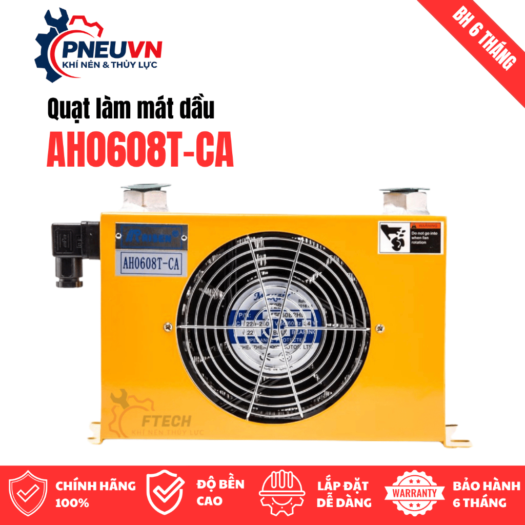 Quạt Làm Mát Dầu Thủy Lực AH0608T/TL-CA Giải Nhiệt Bộ Nguồn Thủy Lực 60L/phút Tản Nhiệt Công Nghiệp 