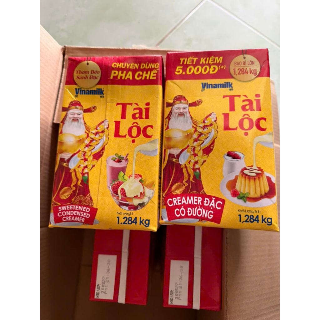 Sữa đặc Creamer Vinamilk Tài Lộc 1284g
