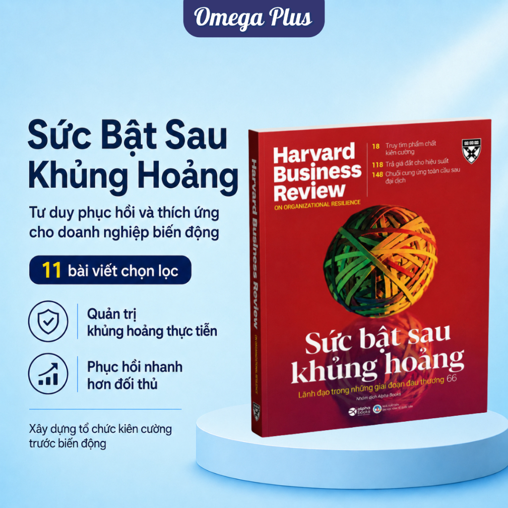 Sách HBR Onpoint  - Sức Bật Sau Khủng Hoảng (Tái Bản Mới Nhất) Alpha Books