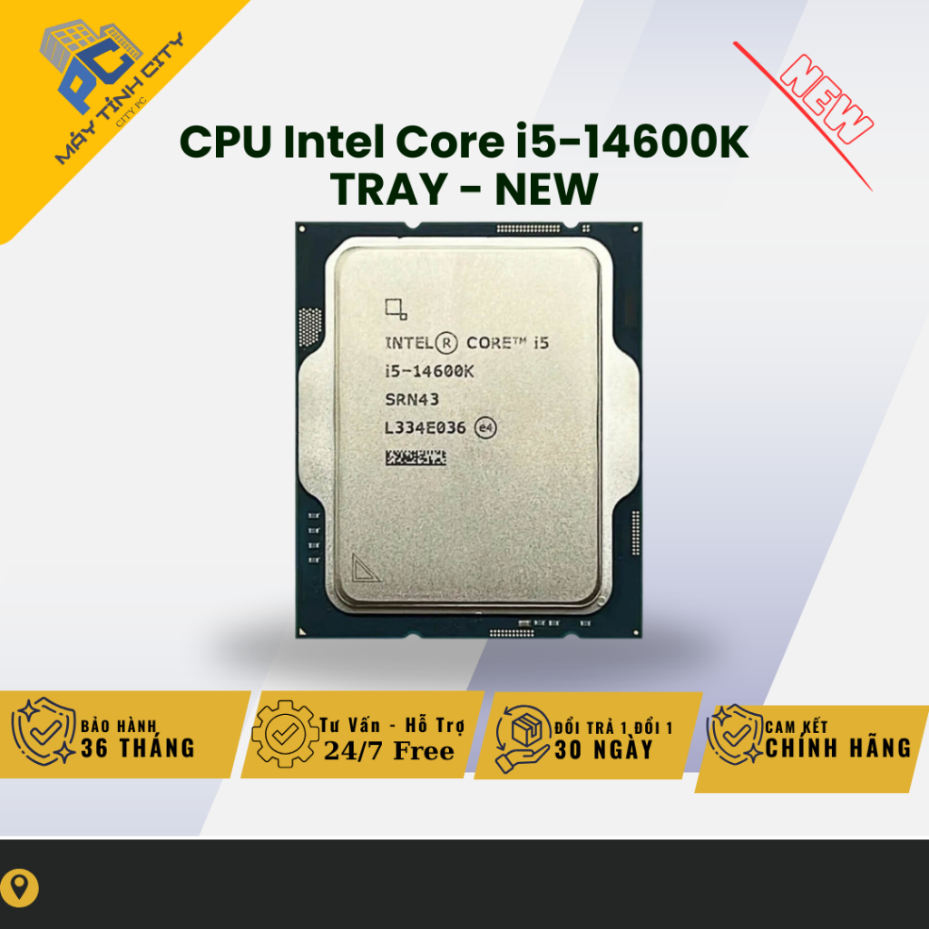 CPU Intel Core i5-14600K TRAY - NEW BẢO HÀNH 36 THÁNG