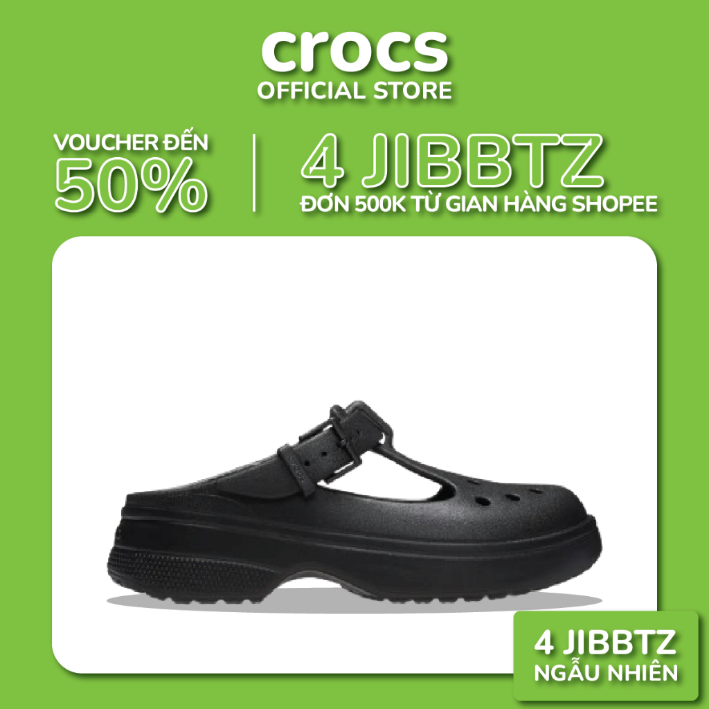 [ CHÍNH HÃNG ] Giày Clog Unisex Classic Marry Jane 'Black'