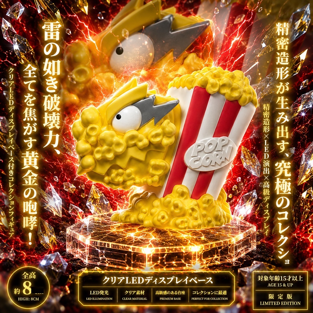 Mô hình dẻo chính hang Snack Squad Popcorn MrBeast Lab Swarms 2186 6