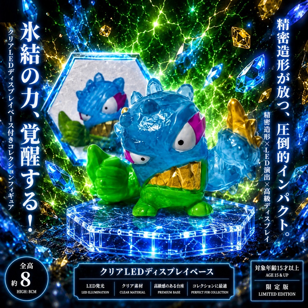 Mô hình dẻo chính hang clear Hyper Fusion Cold Cactus MrBeast Lab Swarms 2186 7