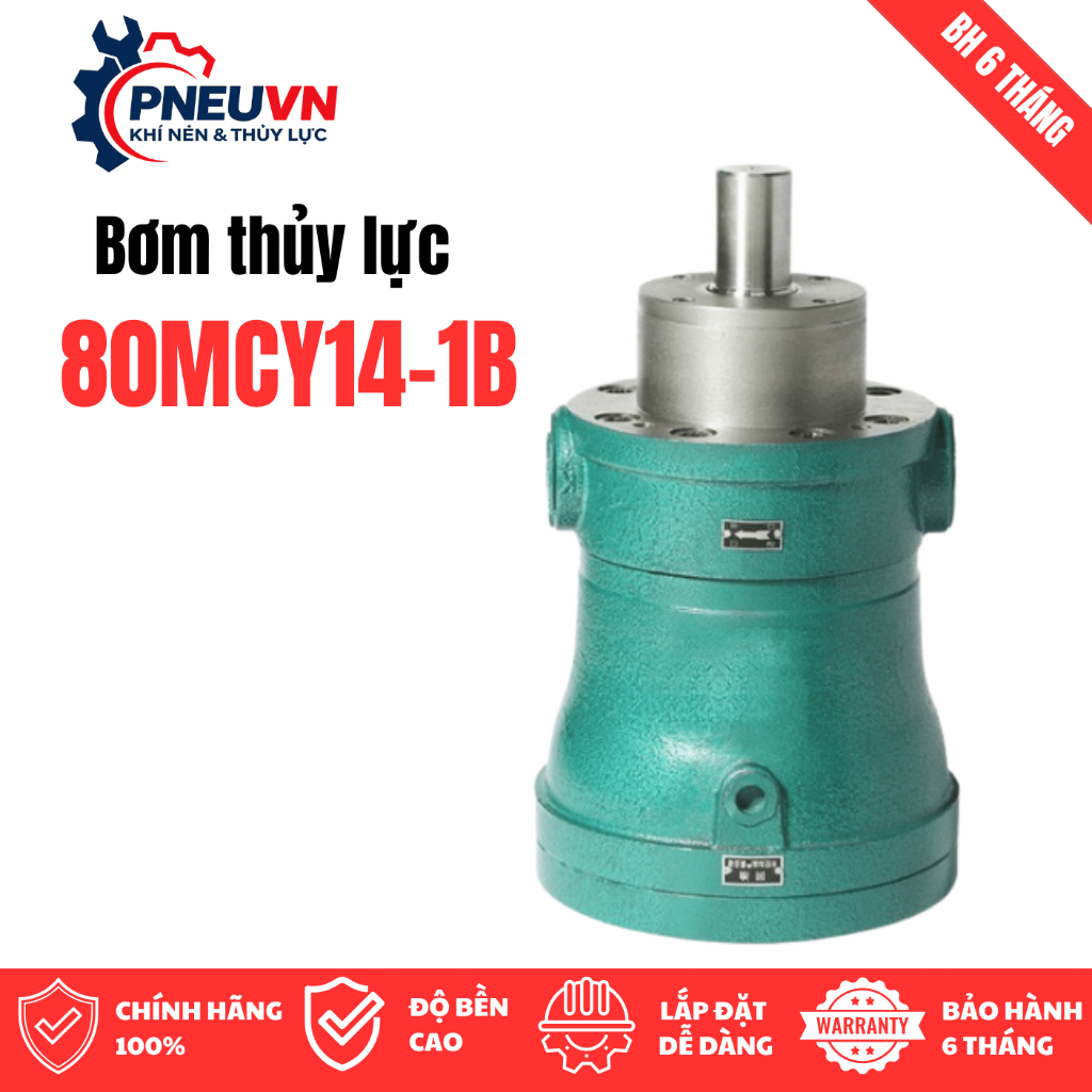 Bơm thủy lực 80MCY14-1B/80SCY14-1B/80YCY14-1B dùng lắp động bơm dầu thủy lực tạo áp suất