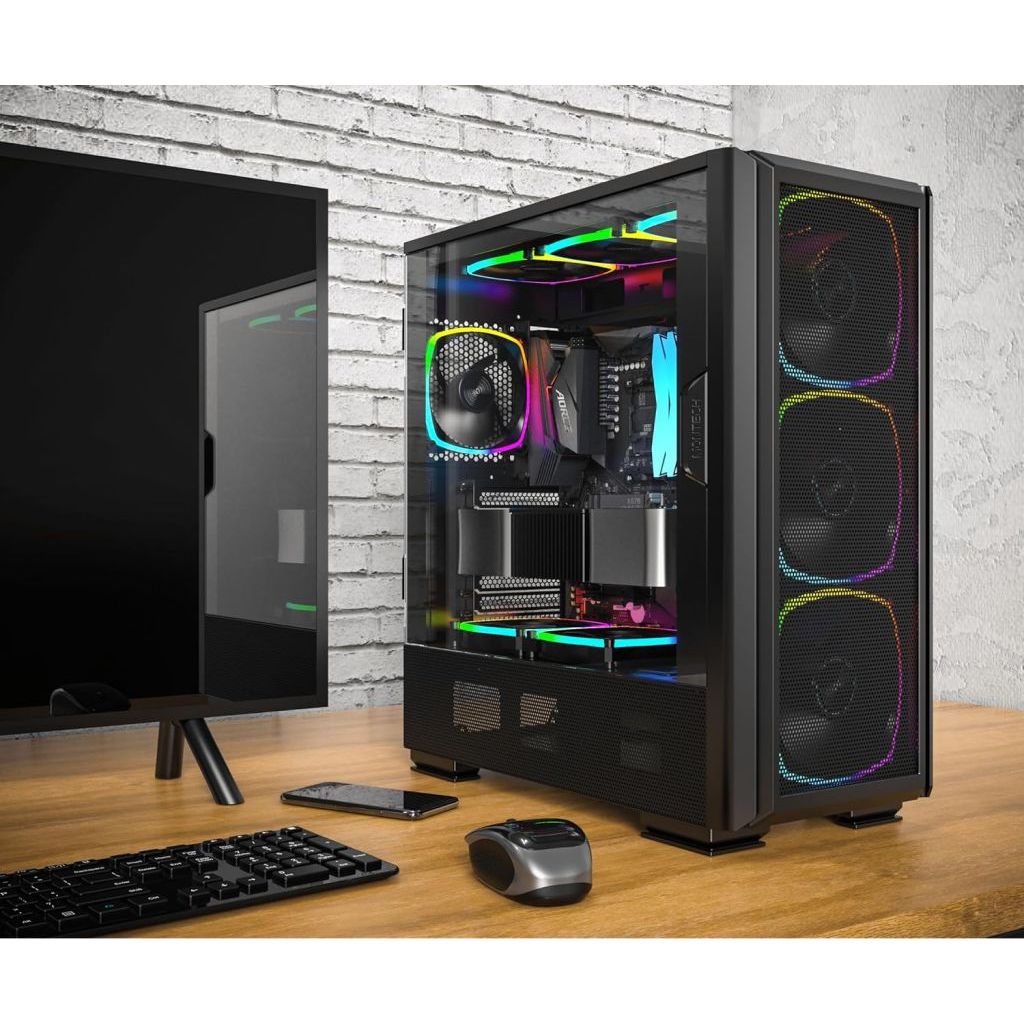 Case - Thùng máy Montech SKY TWO GX | sẵn 3 FAN ARGB | Bảo hành 12 tháng | BigBuy360 - bigbuy360.vn