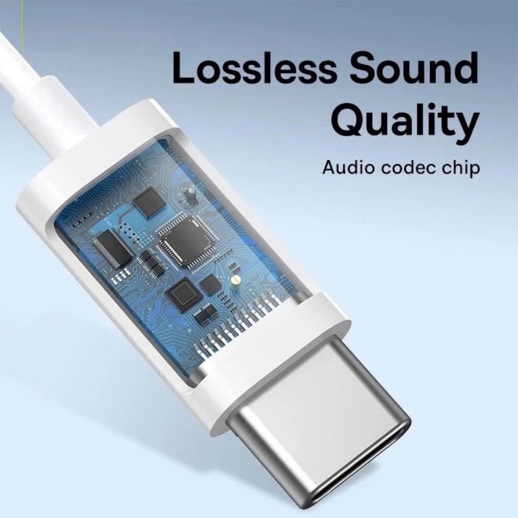 Tai nghe Hoco C17 Type-C âm thanh vòm 6D có dây có mic cho điện thoại thông minh chân jack type c | BigBuy360 - bigbuy360.vn